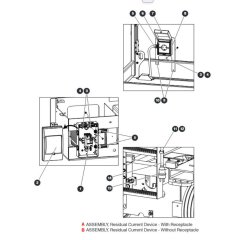 Residual Current Device (CE) Assembly  for Skyjack SJIII 4740 DC Scissor Lift