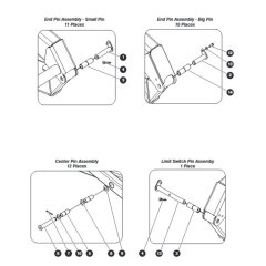 Scissor Connecting Hardware for Skyjack SJIII 4740 DC Scissor Lift