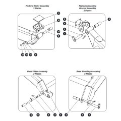 Scissor Mounting Hardware Assembly for Skyjack SJIII 4740 DC Scissor Lift