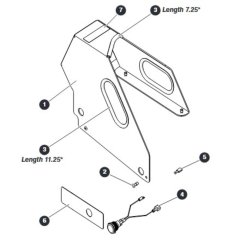 Secondary Guard Lift Enable (CE Only) Assembly for Skyjack SJIII 4740 DC Scissor Lift