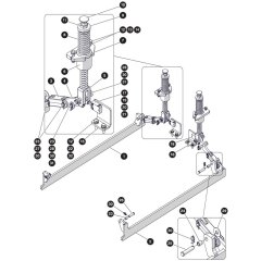 Pothole Protection Device Assembly for Skyjack SJ3215 DC Scissor Lift