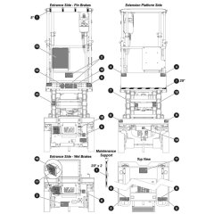 Decals -2 for Skyjack SJ3215 DC Scissor Lift