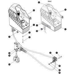 Platform Control Box Assembly for Skyjack SJ3215 DC Scissor Lift