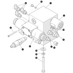 Main Manifold Assembly for Skyjack SJ3215 E DC Scissor Lift