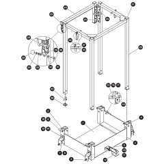 X-Step Assembly for Skyjack SJ3215 E DC Scissor Lift