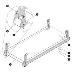 Main Platform Assembly for Skyjack SJ3219 DC Scissor Lift