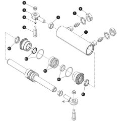 Steer Cylinder Assembly for Skyjack SJ3219 DC Scissor Lift