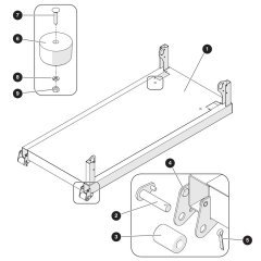 Main Platform Assembly for Skyjack SJ3219 E DC Scissor Lift