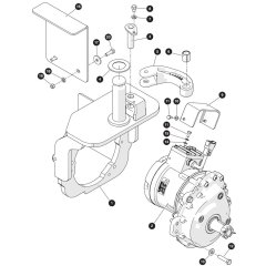 Wheel Motor Assembly for Skyjack SJ3219 E DC Scissor Lift