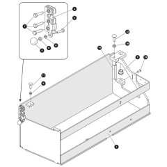 Battery Tray Assembly for Skyjack SJ3219 E DC Scissor Lift