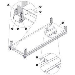 Main Platform Assembly for Skyjack SJ3226 DC Scissor Lift