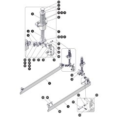 Pothole Protection Device Assembly for Skyjack SJ3226 DC Scissor Lift