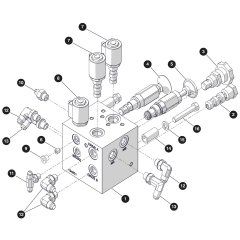 Drive Manifold Assembly for Skyjack SJ3226 DC Scissor Lift