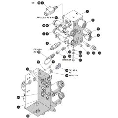 Main Manifold Assembly for Skyjack SJ3226 DC Scissor Lift