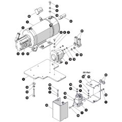Motor, Pump Assembly for Skyjack SJ3226 DC Scissor Lift