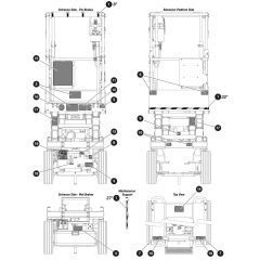 Decals -2 for Skyjack SJ3226 DC Scissor Lift