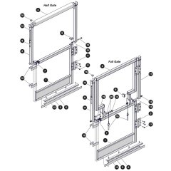 Gate Assembly for Skyjack SJ3226 DC Scissor Lift