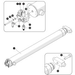 Lift Cylinder Assembly for Skyjack SJ3226 E DC Scissor Lift