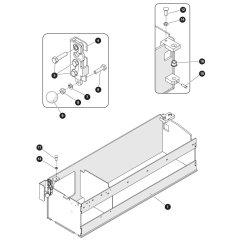 Battery Tray Assembly for Skyjack SJ3226 E DC Scissor Lift