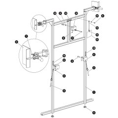 Board Carrier Assembly for Skyjack SJ3226 E DC Scissor Lift