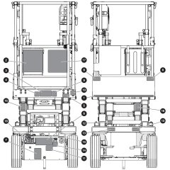 Decals -1 for Skyjack SJ3226 E DC Scissor Lift