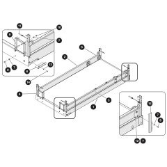 Main Platform Assembly for Skyjack SJ5545 E DC Scissor Lift