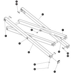 Scissor Arm (Level 4) Assembly for Skyjack SJ5545 E DC Scissor Lift