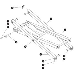 Scissor Arm (Level 5) Assembly for Skyjack SJ5545 E DC Scissor Lift