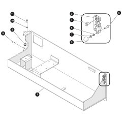 Hydraulic Tray Assembly for Skyjack SJ5545 E DC Scissor Lift
