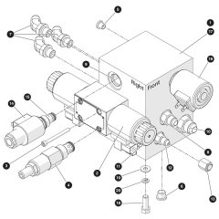 Main Manifold Assembly for Skyjack SJ5545 E DC Scissor Lift