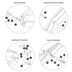 Scissor Arm Connecting Assembly for Skyjack SJ8841 RT Scissor Lift