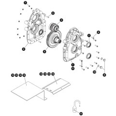 Center Drive Assembly for Skyjack SJ8841 RT Scissor Lift