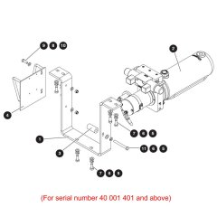 Powered Extension Power Unit Assembly for Skyjack SJ8841 RT Scissor Lift