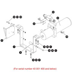 Powered Extension Power Unit Assembly -1 for Skyjack SJ8841 RT Scissor Lift