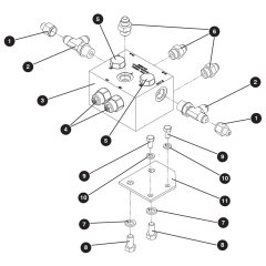 Motion Control Valve Assembly for Skyjack SJ9250 RT Scissor Lift