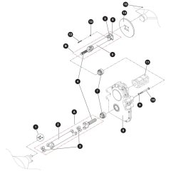 Drive Shaft Assembly for Skyjack SJ9250 RT Scissor Lift