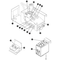 Decals (Control Console) for Skyjack SJ9250 RT Scissor Lift