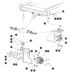 Steer Mechanism Assembly for Skyjack SJIII 3219 DC Scissor Lift