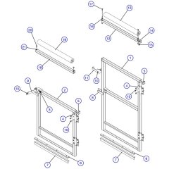 Entrance Gate Assembly for Skyjack SJIII 3226 DC Scissor Lift