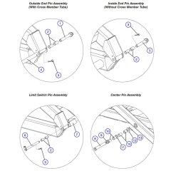 Scissor Arm Connecting Assembly for Skyjack SJIII 3226 DC Scissor Lift