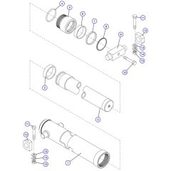 Lift Cylinder Assembly for Skyjack SJIII 3226 DC Scissor Lift