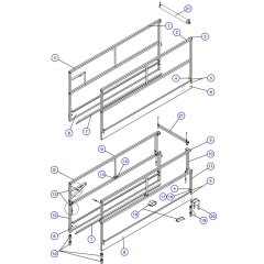 Side Railing Assembly for Skyjack SJIII 3226 DC Scissor Lift