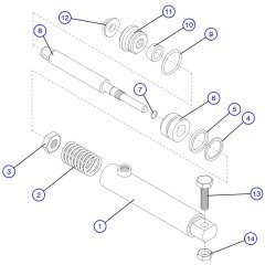 Brake Cylinder Assembly for Skyjack SJIII 3226 DC Scissor Lift