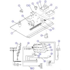 Electrical Panel Assembly for Skyjack SJIII 3226 DC Scissor Lift