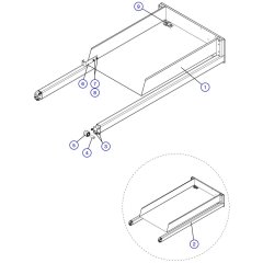 Extension Platform Assembly for Skyjack SJIII 3226 DC Scissor Lift