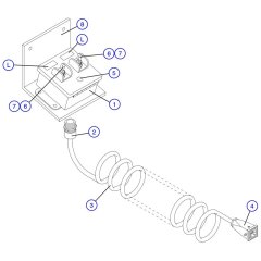 Powered Extension Platform Control Box Assembly for Skyjack SJIII 3226 DC Scissor Lift