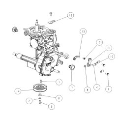 Transmission Assembly for OREC SP1000 Mower