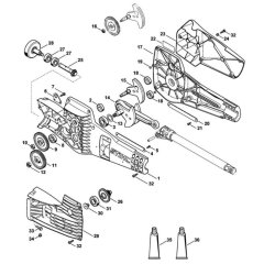 Gear Head Assembly for Stihl SP 481