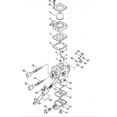 Carburettor Assembly for Stihl