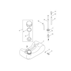 Fuel Tank for ECHO SRM-222ES/L